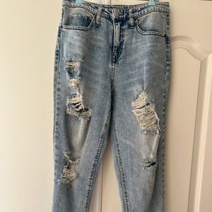 High rise mom jeans